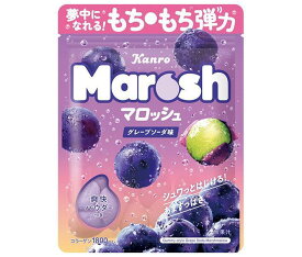 カンロ マロッシュ グレープソーダ味 50g×6袋入｜ 送料無料 お菓子 マシュマロ ぐみ ぶどう