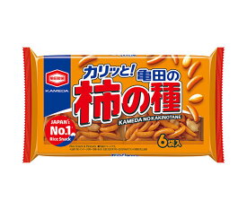 亀田製菓 亀田の柿の種 6袋詰 180g袋×12袋入｜ 送料無料 おかき お菓子 ピーナッツ おやつ 袋 おつまみ