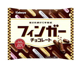カバヤ フィンガーチョコレート 98g×16袋入×(2ケース)｜ 送料無料 お菓子 おやつ チョコレート ビスケット