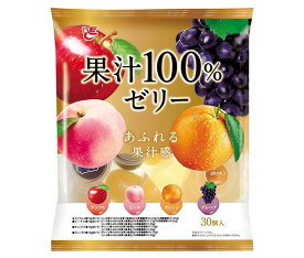 エースベーカリー 果汁100％ゼリー 30個×12袋入｜ 送料無料 お菓子 おやつ ゼリー フルーツ 濃縮果汁使用