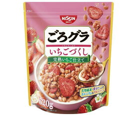 日清シスコ ごろグラ いちごづくし 320g×6袋入×(2ケース)｜ 送料無料 グラノーラ シリアル イチゴ 苺 いちご 朝食