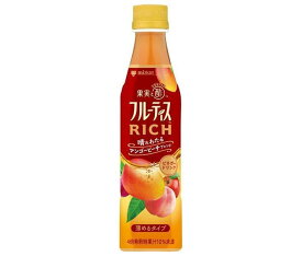 ミツカン フルーティスRICH マンゴーピーチ 350mlペットボトル×24本入｜ 送料無料 酢 ミツカン 酢 ドリンク 飲むお酢 飲む酢 希釈