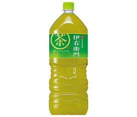 サントリー 緑茶 伊右衛門(いえもん) 2Lペットボトル×6本入×(2ケース)｜ 送料無料 お茶 緑茶 清涼飲料 イエモン ビタミン