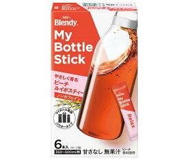 AGF ブレンディ マイボトルスティック やさしく香るピーチルイボスティー (3.5g×6本)×24箱入｜ 送料無料 Blendy 嗜好品 紅茶 インスタント 粉末