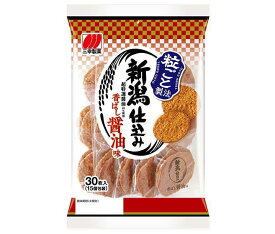 【送料無料・メーカー/問屋直送品・代引不可】三幸製菓 新潟仕込み 香ばし醤油味 30枚×12袋入｜ 菓子 煎餅 醤油 しょうゆ