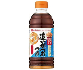 ミツカン 追いがつお つゆストレート 500mlペットボトル×12本入｜ 送料無料 調味料 だし つゆ かつおだし 出汁