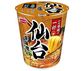 エースコック ご当地の一杯 仙台 辛味噌ラーメン 62g×12個入｜ 送料無料 インスタント食品 即席 カップ麺 辛味噌ラーメン