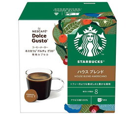 ネスレ日本 スターバックス ハウスブレンド ネスカフェ ドルチェ グスト 専用カプセル 12個(12杯分)×3箱入｜ 送料無料 コーヒー スタバ