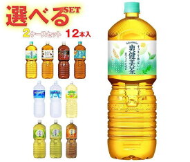 コカコーラ コカコーラ社製品 選べる2ケースセット 2Lペットボトル×12(6×2)本入｜ 送料無料 コーラ ゼロ お茶 スポーツドリンク