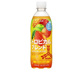 アサヒ飲料 三ツ矢 トロピカルブレンド 500mlペットボトル×24本入×(2ケース)｜ 送料無料 炭酸飲料 MITSUYA 三ツ矢 トロピカル