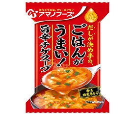 アマノフーズ フリーズドライ Theうまみ ごはんがうまい! 旨辛チゲスープ 10食×6箱入×(2ケース)｜ 送料無料 インスタント食品 スープ