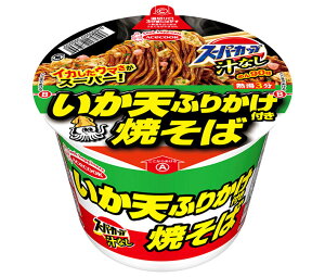 エースコック スーパーカップ 汁なし いか天ふりかけ焼そば 113g×12個入| 送料無料 インスタント麺 即席 焼そば カップ麺