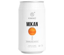 KIMINO DRINKS みかんスパークリングウォーター 350ml缶×24本入｜ 送料無料 スパークリング ジュース フルーツ 果物