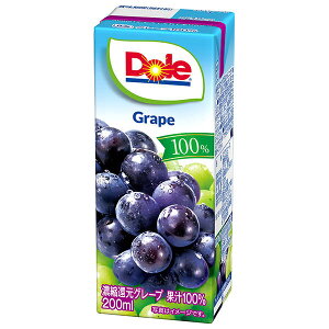 󃁃O~N Dole(h[) O[v 100% 200mlpbN×18{ [J[ ≮b  O[v Ԃǂ ʏ`100% W[X