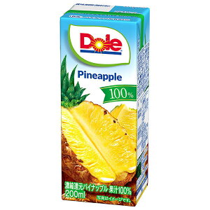 󃁃O~N Dole(h[) pCibv 100% 200mlpbN×18{ [J[ ≮b  pCibv ʏ`100% W[X