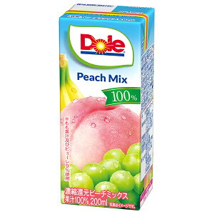 󃁃O~N Dole(h[) s[`~bNX 100% 200mlpbN×18{ [J[ ≮b   Ԃǂ oii  ʏ`100% W[X