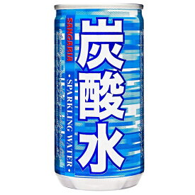 サンガリア 炭酸水 185ml缶×30本入×(2ケース)｜ 送料無料 炭酸 割り材 ソーダ スパークリング