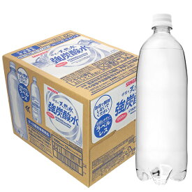 サンガリア 伊賀の天然水 強炭酸水 (ラベルレス) 1Lペットボトル×12本入｜ 送料無料 炭酸飲料 炭酸水 強炭酸 PET