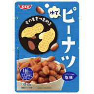 SSK そのままつまめる ゆでピーナツ 40g×60個入×(2ケース)｜ 送料無料 ピーナツ