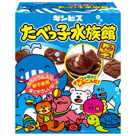 ギンビス たべっ子水族館 50g×10箱入×(2ケース)｜ 送料無料 お菓子 ビスケット チョコ おやつ