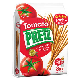 江崎グリコ トマトプリッツ 110g×6袋入×(2ケース)｜ 送料無料 お菓子 おやつ スナック菓子 プレッツェル