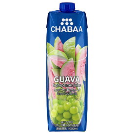 HARUNA(ハルナ) CHABAA(チャバ) 100%ミックスジュース グァバ 1000ml紙パック×12本入｜ 送料無料 グァバ ジュース 果汁100% ミックスジュース 果実