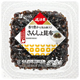 フジッコ ふじっ子煮 さんしょ昆布 74g×24(12×2)個入×(2ケース)｜ 送料無料 惣菜 佃煮 つくだに こんぶ
