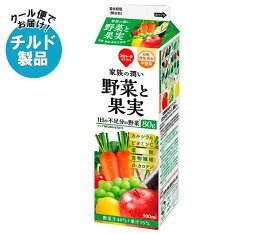 スジャータ 家族の潤い 野菜と果実 900ml紙パック×12本入 チルド 冷蔵品｜ 送料無料 チルド 野菜 野菜ジュース ミックス 紙パック 1l 1L