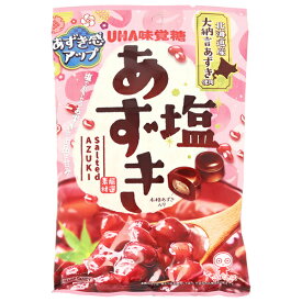 UHA味覚糖 塩あずき 109g×6袋入｜ 送料無料 お菓子 飴 キャンディー 小豆