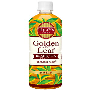 ɓ TULLYfS&TEA(^[YeB[) GoldenLeaf BLACKTEA 600mlybg{g×24{×(2P[X)b  g   ubNeB[