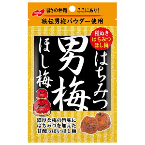 ノーベル製菓 はちみつ男梅ほし梅 20g×6袋入×(2ケース)| 送料無料 お菓子 うめ 袋