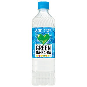 �T���g���[ GREEN DA�EKA�ERA(�O���[�� �_�J��)�y�蔄��p�z 600ml�y�b�g�{�g��×24�{���b �������� �_�J�� dakara �X�|�[�c�h�����N �M���Ǒ΍�