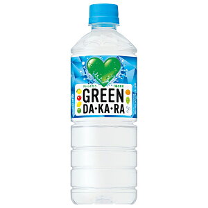 �T���g���[ GREEN DAKARA(�O���[�� �_�J��)�y�����̔��@�p�z 600ml�y�b�g�{�g��×24�{��×(2�P�[�X)�b �������� dakara �X�|�[�c�h�����N �M���Ǒ΍�