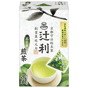 片岡物産 辻利 茶匠選 煎茶 (2g×20袋)×6個入| 送料無料 嗜好品 インスタント ティーバッグ 緑茶