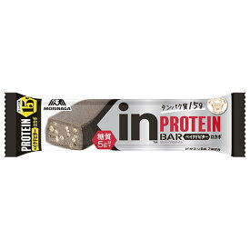 森永製菓 inバー プロテイン ベイクドビター 12本入｜ 送料無料 チョコ チョコレート 高タンパク 栄養 チョコバー