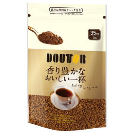 ドトールコーヒー 香り豊かなおいしい一杯 70g袋×24袋入｜ 送料無料 嗜好品 インスタントコーヒー 珈琲