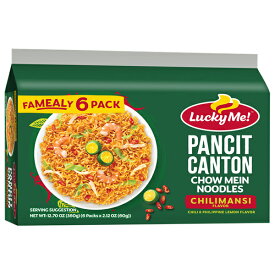 イマイ MON パンシットCチリマンシー 360g(60gX6)×12袋入｜ 送料無料 ラーメン インスタントめん 袋麺 フィリピン 焼きそば 輸入食品 おすすめ 通販 美味しい