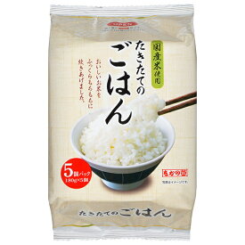 たかの たきたてのごはん 5個パック×6個入｜ 送料無料 パックごはん レトルトご飯 ごはん レトルト 国産米 即席 時短 備蓄 アレンジ