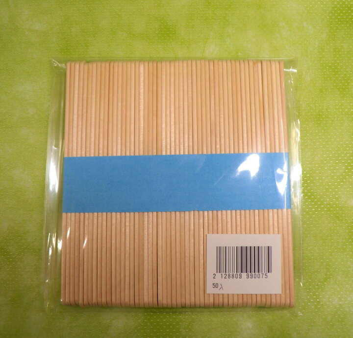 楽天市場 木製アイススティック 50本入 長さ11 4cm 幅１cm 厚み2mm アイス棒 木棒 工作ｍｔ 71 キャンディ棒 ニューパックとがし