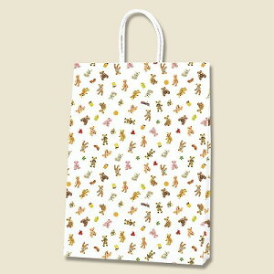 紙袋 手提げ袋 Pスムースバッグ 2才 プチベア(25枚) 幅320×マチ115×高450mm 縦長の一般的な大きさ