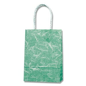 紙袋 手提げ袋 スムースバッグ 18-07 雲竜 緑(25枚) 幅180×マチ70×高250mm