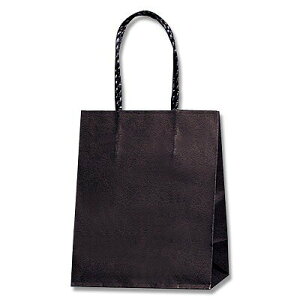 紙袋 手提げ袋 スムースバッグ 15-08 黒無地(25枚) 幅150×マチ80×高165mm