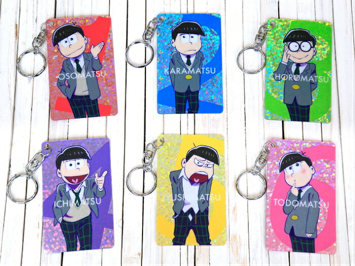 えいがの おそ松さん トレーディングホログラムカードキーホルダーbox 1box 6パック入り ホログラム キーホルダー 全種入り おそ松 一松 カラ松 チョロ松 トド松 十四松 六つ子 限定 的详细信息 日本商品代购 From Japan