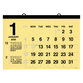 2026年 壁掛カレンダー1月始まりA全ワイド（A1サイズ）CK-06