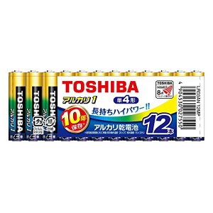 ����(TOSHIBA) �A���J�����d�r �P4�` 12�{�� 1.5V �g�p��������10�N �t�R��h�~�\�� �A���J��1 �܂Ƃ߃p�b�N LR03AN