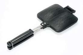 杉山金属(Sugiyama Metal) 直火式ホットサンドメーカー ブラック 35.5×14.8×3cm ガス火専用 KS-3125