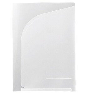 キングジム クリアホルダー2ポケット 10枚 乳白 793-10ニュウ