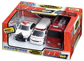 マルカ ドライブタウン Premium3 緊急車セット おもちゃ 車 3才以上 187144