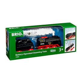 BRIO （ブリオ） バッテリーパワースチームトレイン 木製レール 電動車両 機関車 33884