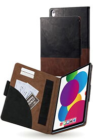 エレコム iPad 10.9 第10世代 (2022年) ケース カバー フラップケース フリーアングル ソフトレザー素材 ブラック TB-A2